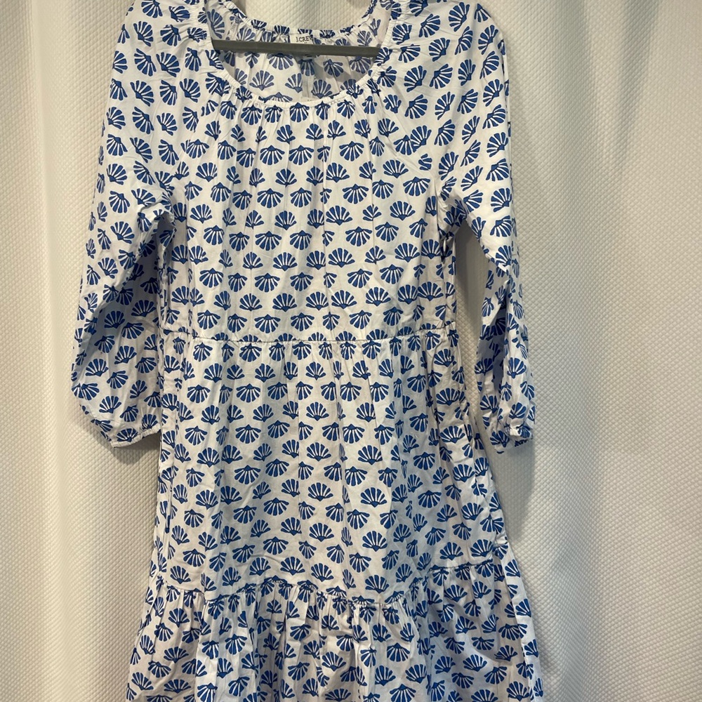 J Crew Blue and White Dress, nwt